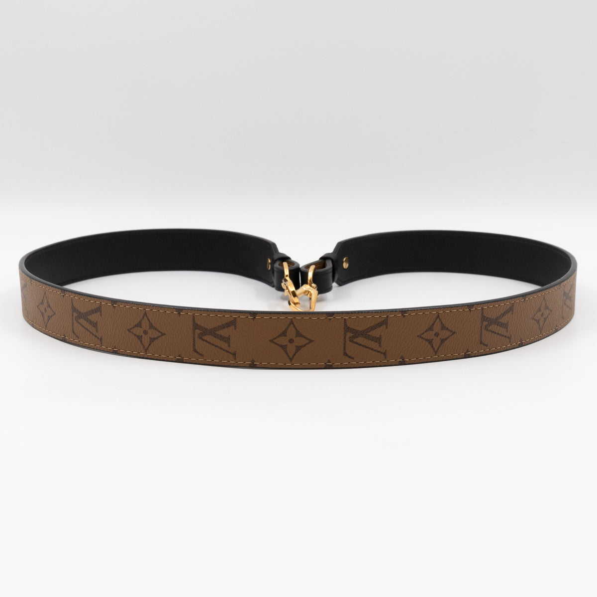 Bandoulière Shoulder Strap Monogram Reverse Leather