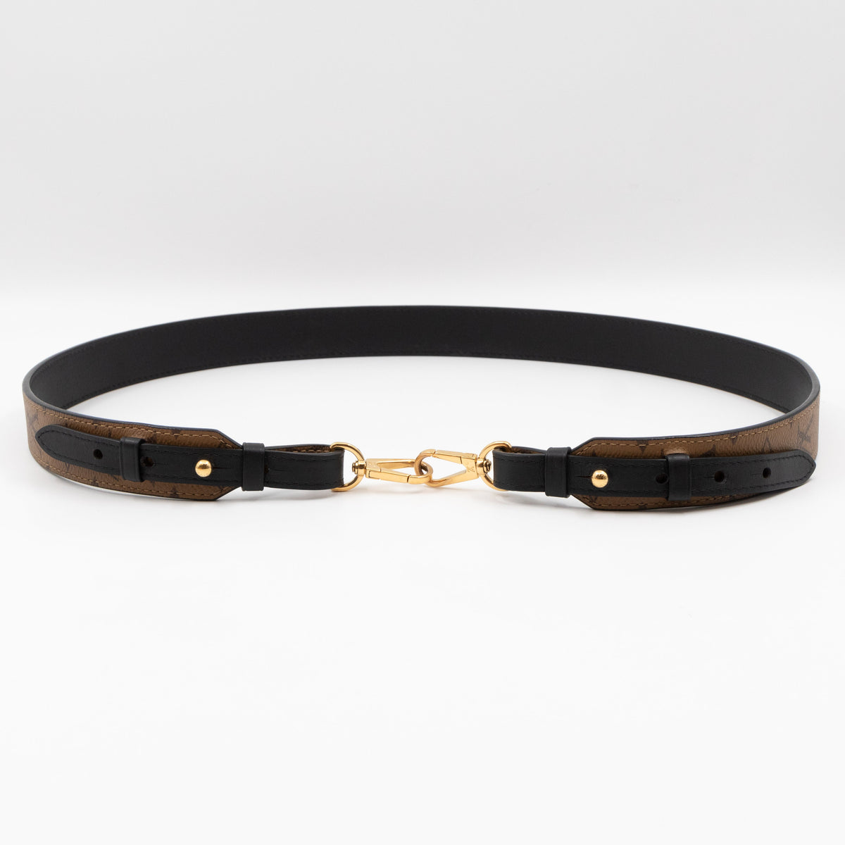 Bandoulière Shoulder Strap Monogram Reverse Leather