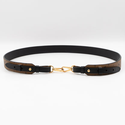 Bandoulière Shoulder Strap Monogram Reverse Leather