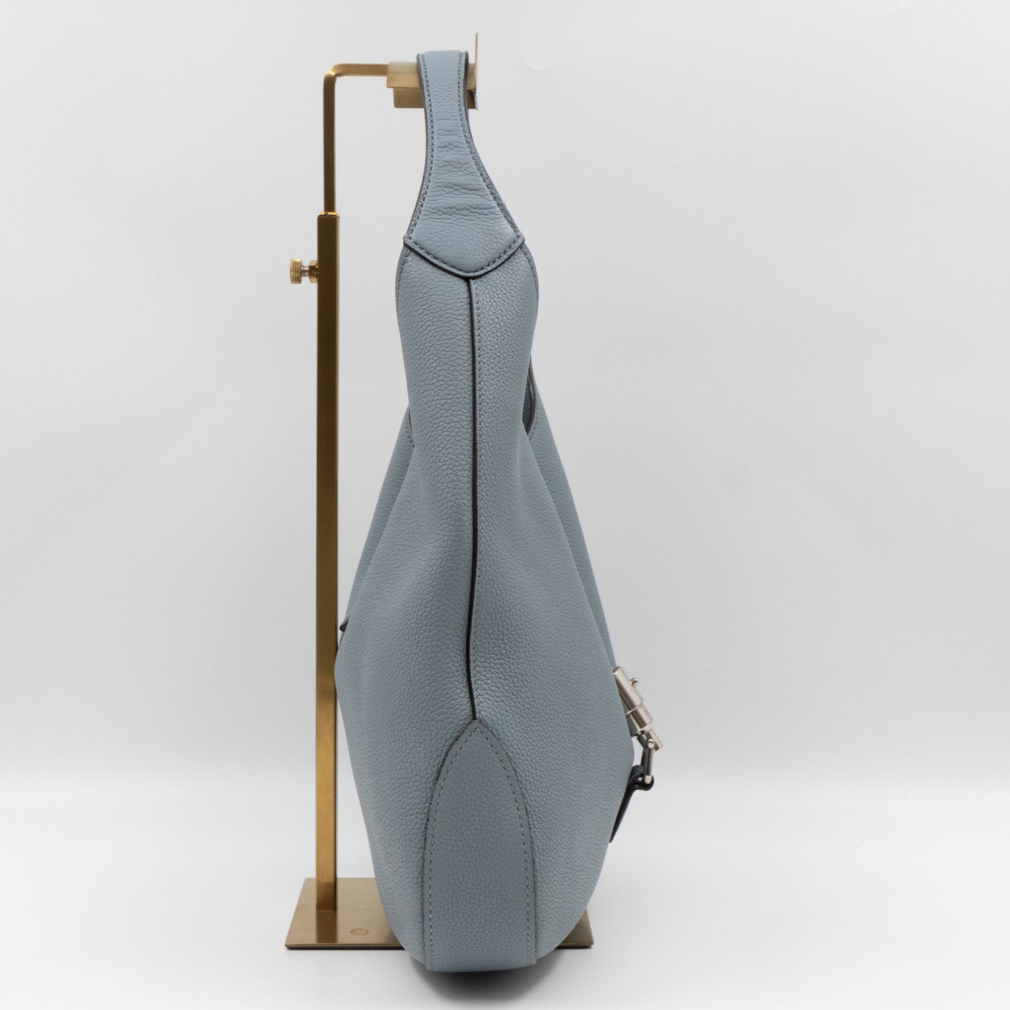 Jackie Hobo Bag Smoke Grey Leather