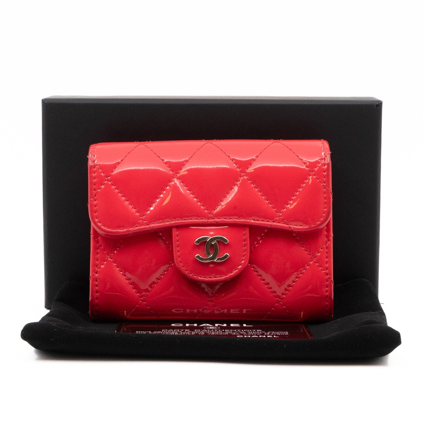 Classic Flap  Case Pink Patent Leather