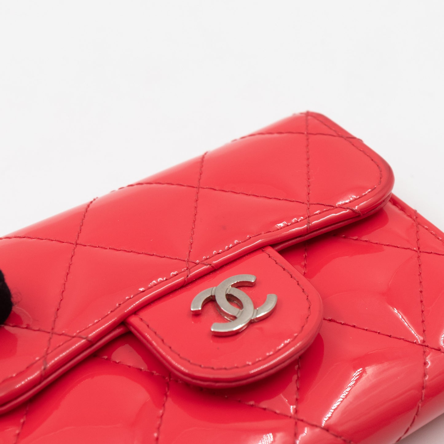 Classic Flap  Case Pink Patent Leather