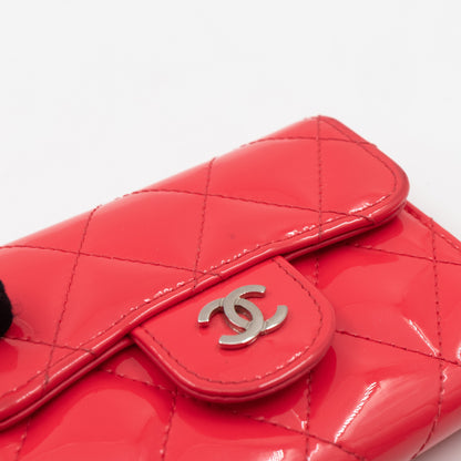 Classic Flap  Case Pink Patent Leather