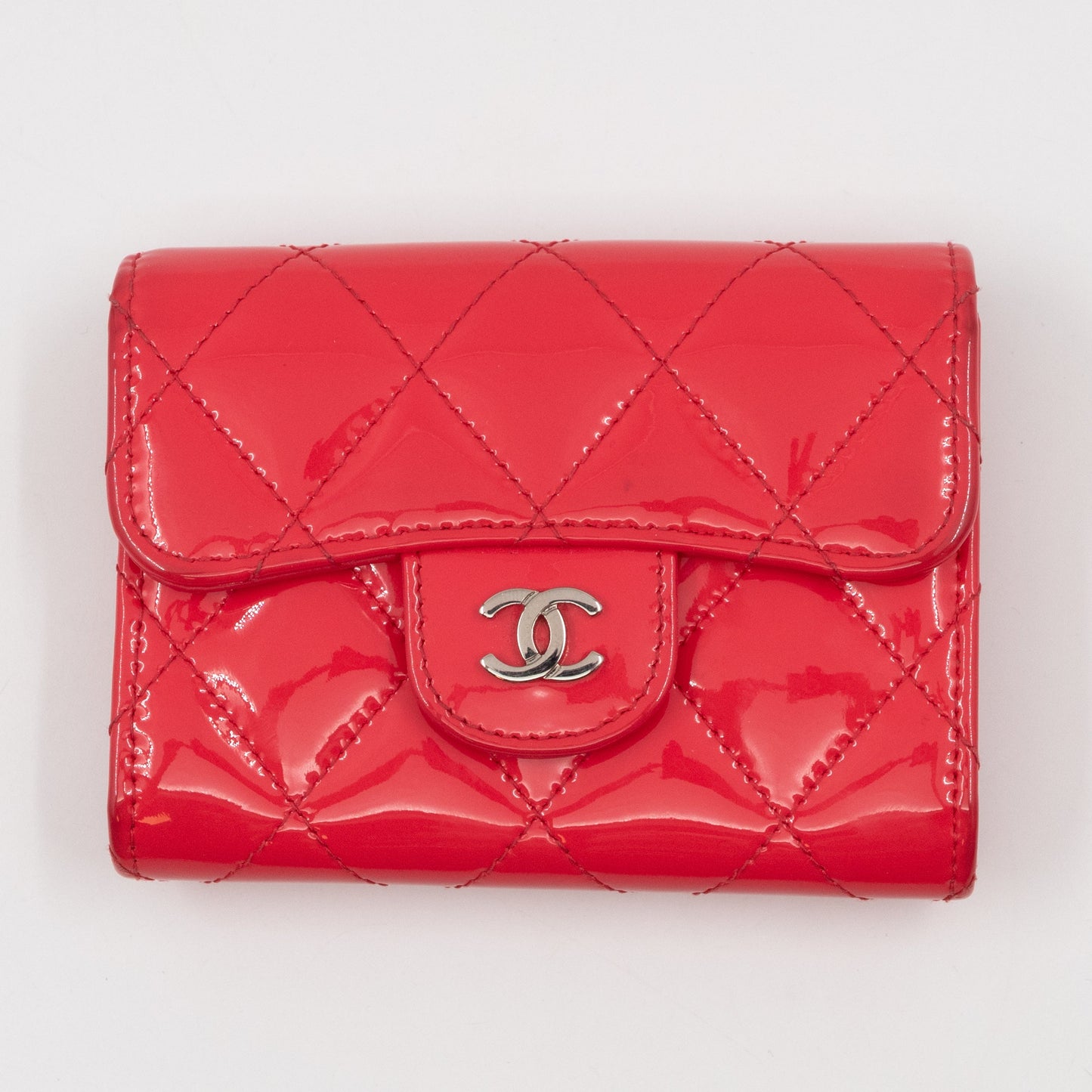 Classic Flap  Case Pink Patent Leather