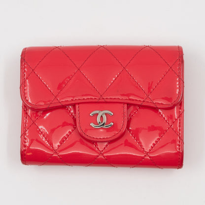 Classic Flap  Case Pink Patent Leather