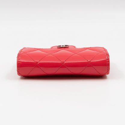 Classic Flap  Case Pink Patent Leather