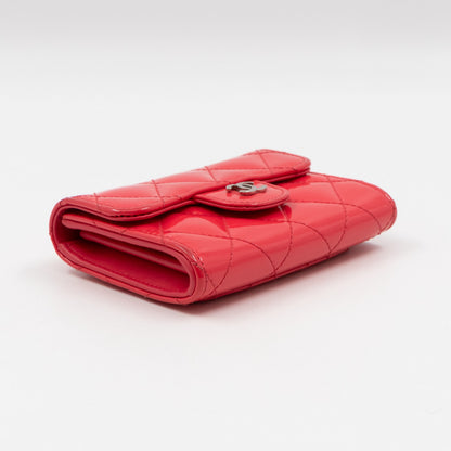 Classic Flap  Case Pink Patent Leather