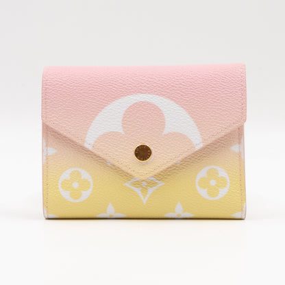 Victorine By The Pool Monogram Giant Pink Yellow