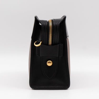 Esplanade Shoulder Bag Palissandro Brown & Noir Leather
