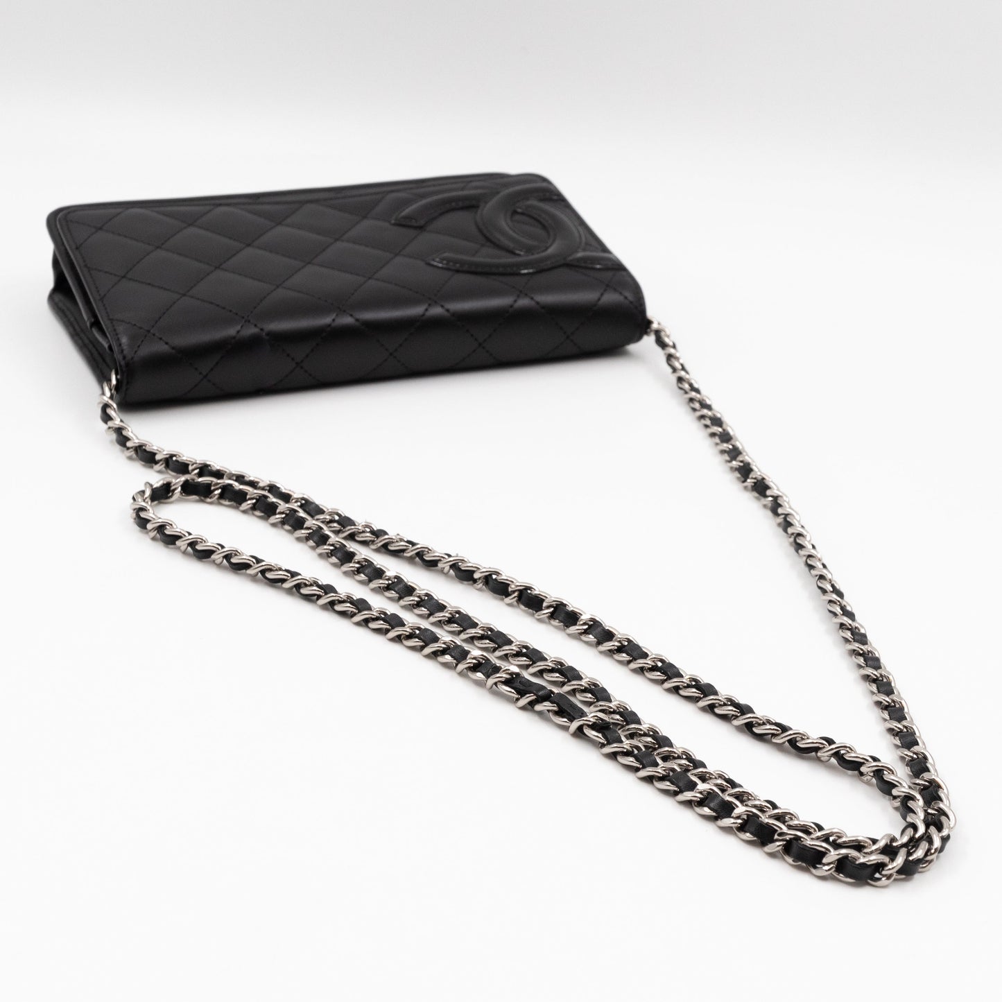 Cambon Wallet On Chain Black Leather