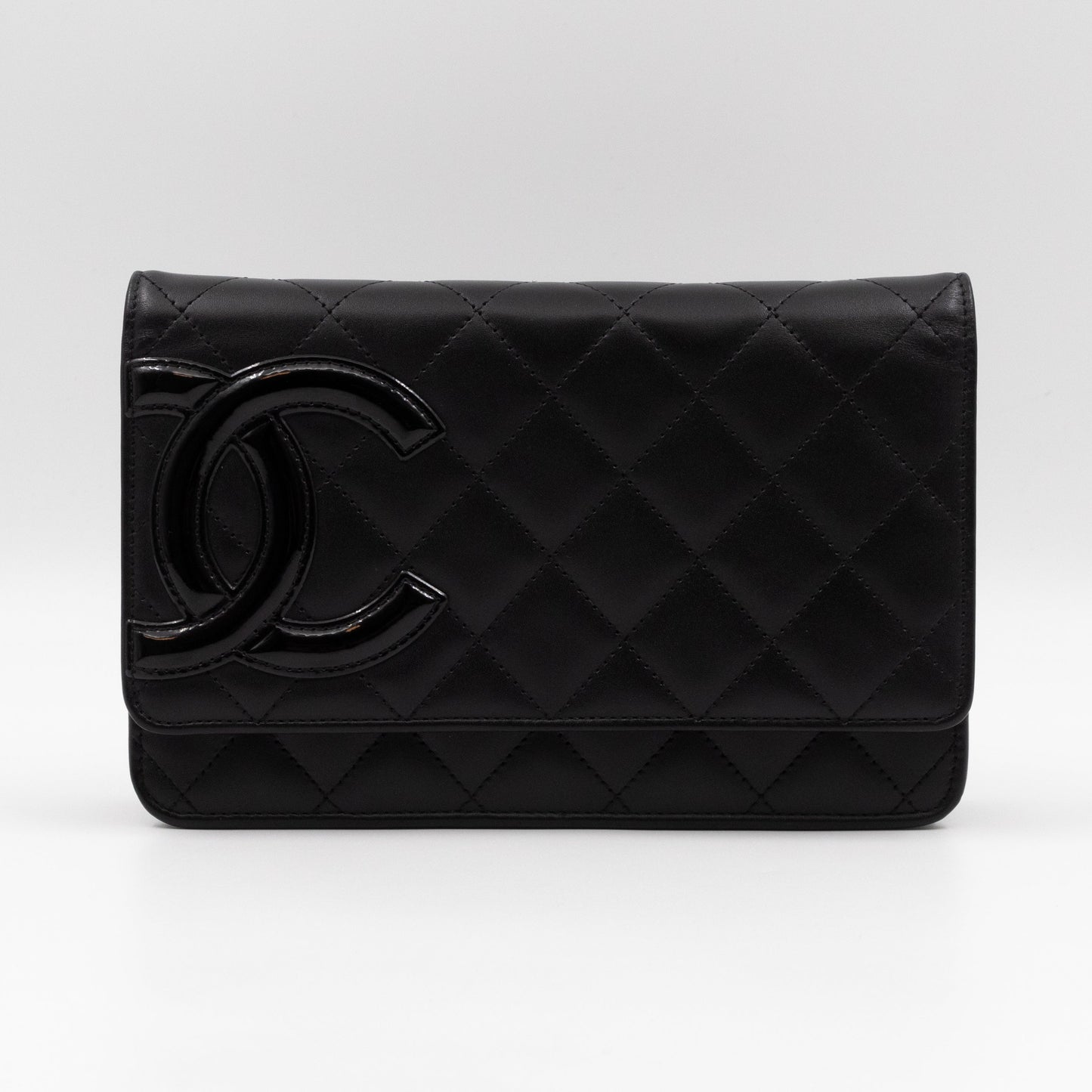 Cambon Wallet On Chain Black Leather