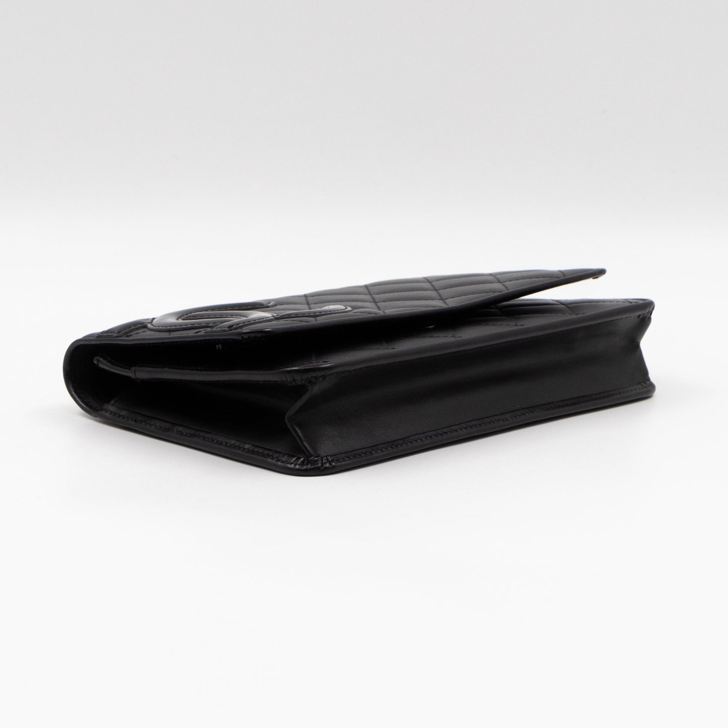 Cambon Wallet On Chain Black Leather