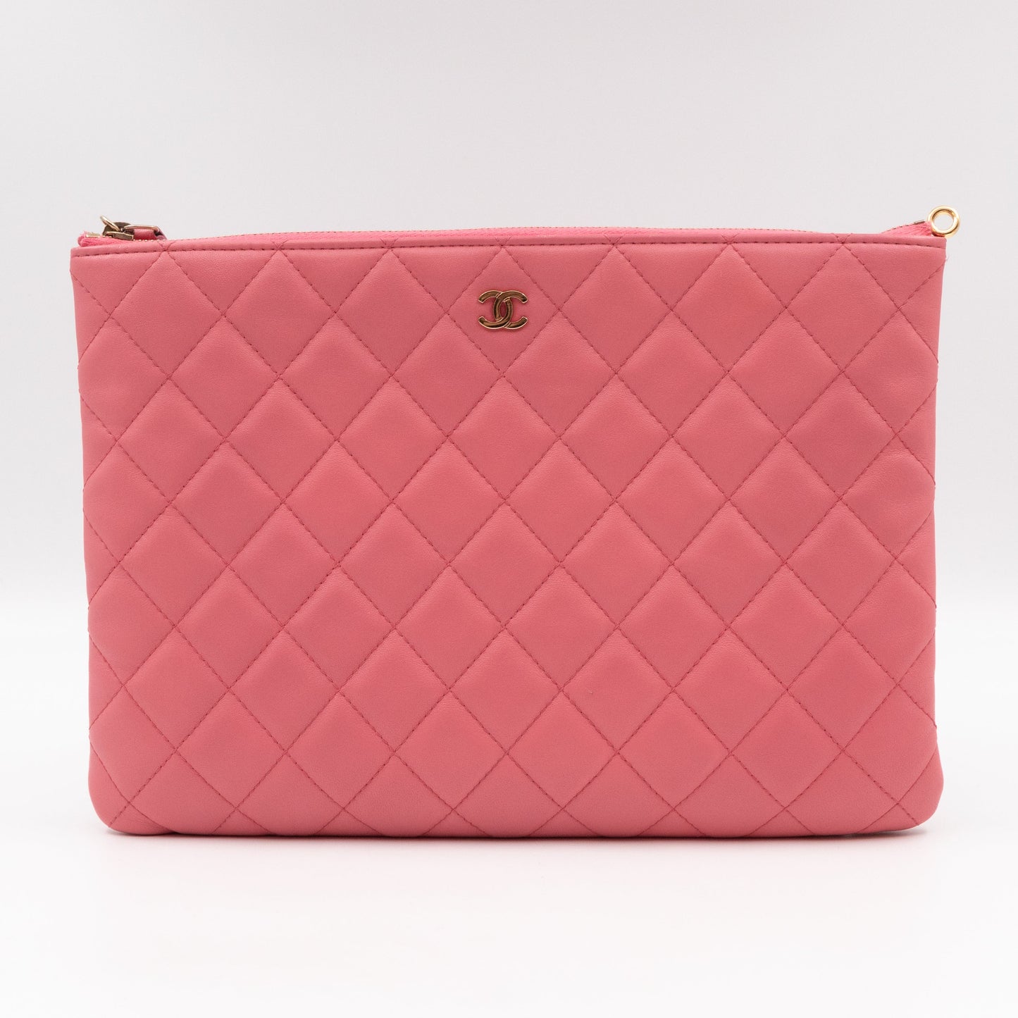 Casino Medium O Case Pink Leather with Charms