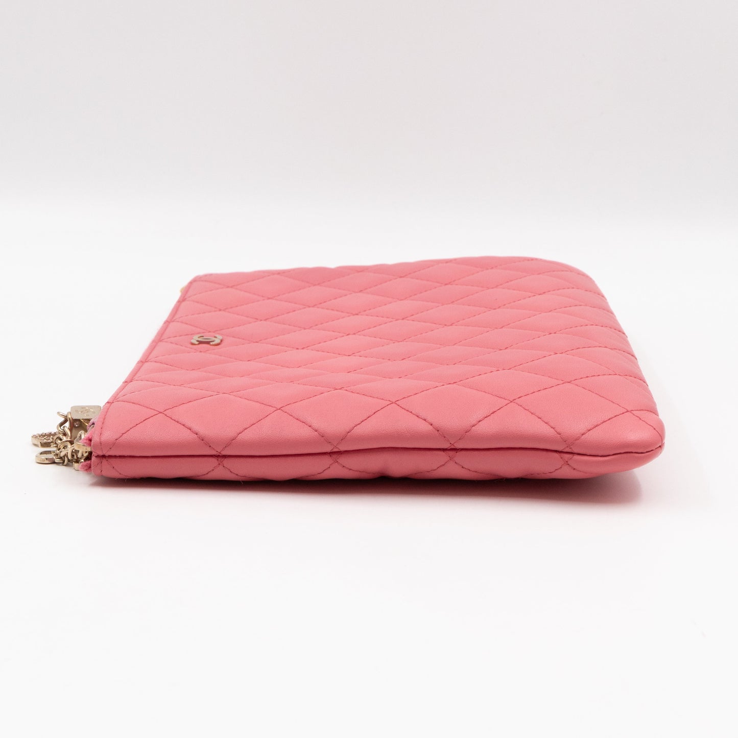 Casino Medium O Case Pink Leather with Charms