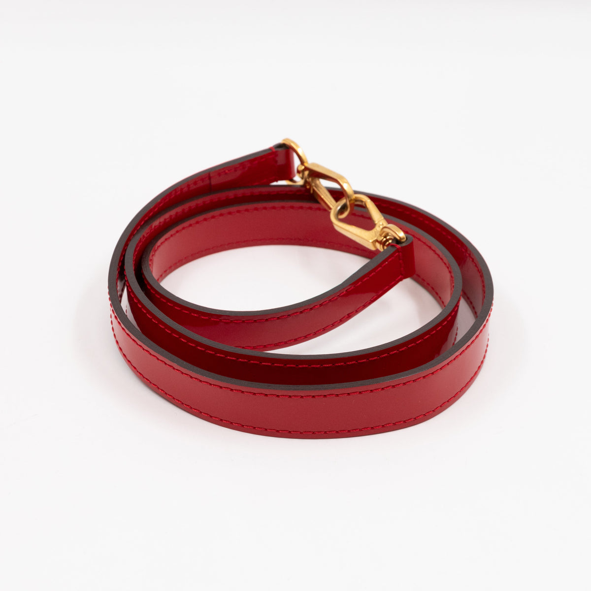 Louis-vuitton Montaigne BB Red Vernis