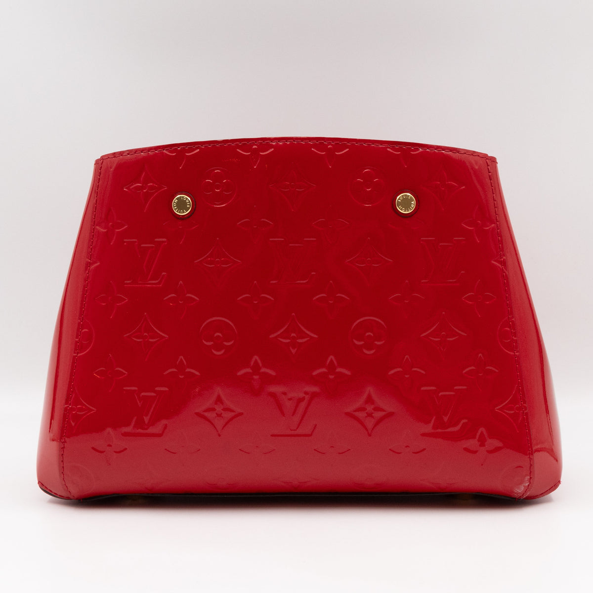 Louis-vuitton Montaigne BB Red Vernis