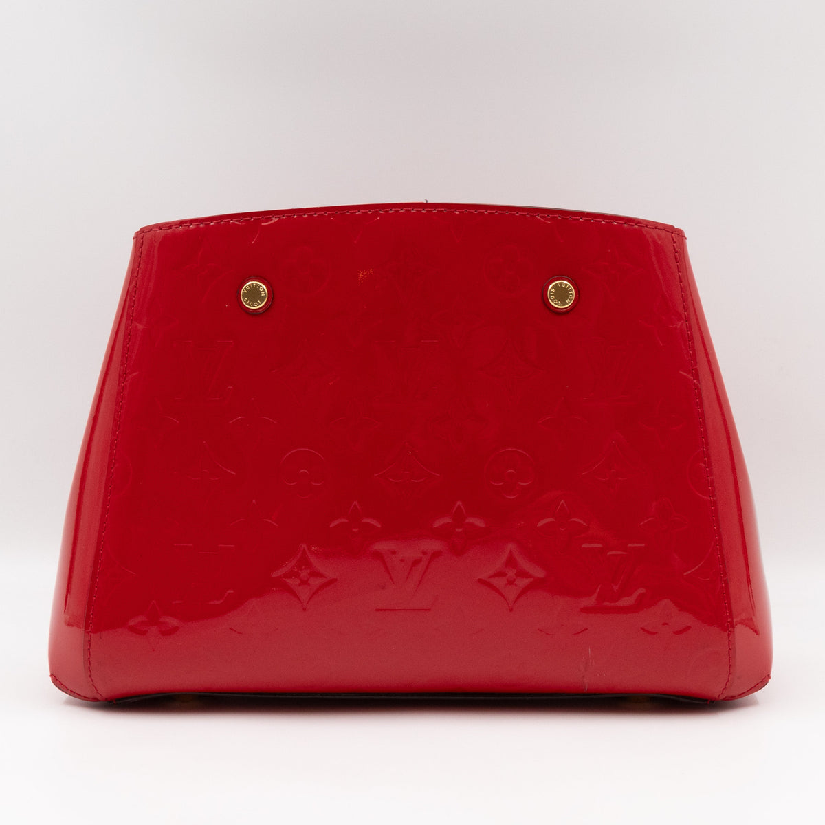 Louis-vuitton Montaigne BB Red Vernis