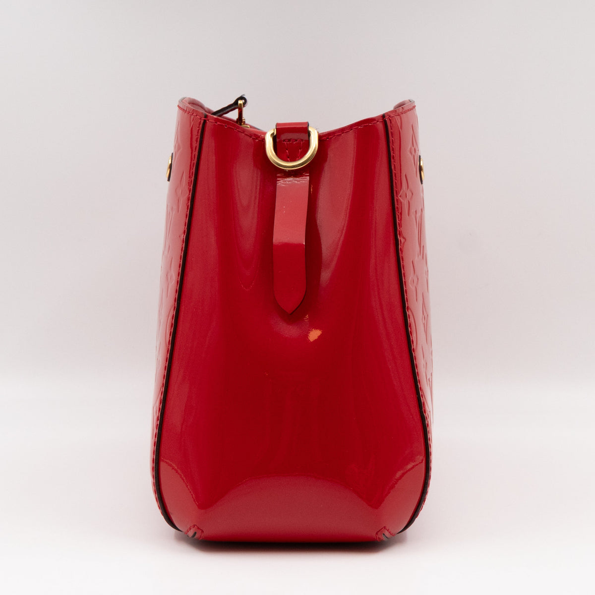 Louis-vuitton Montaigne BB Red Vernis