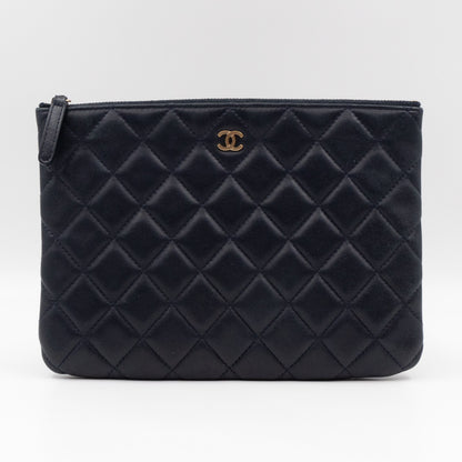 Classic Medium O Case Navy Leather