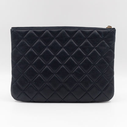 Classic Medium O Case Navy Leather