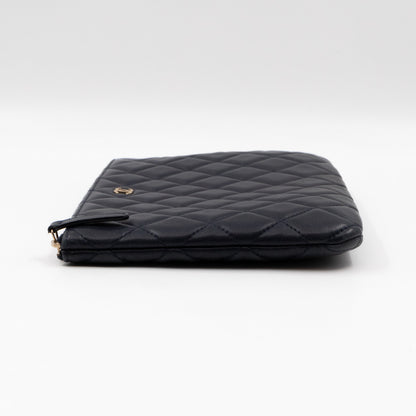 Classic Medium O Case Navy Leather