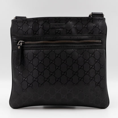 Messenger Crossbody Bag GG Imprime Black