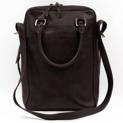 Bequia Porte Document Vertical Brown Leather