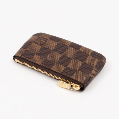 Louis-vuitton Key Pouch Damier Ebene