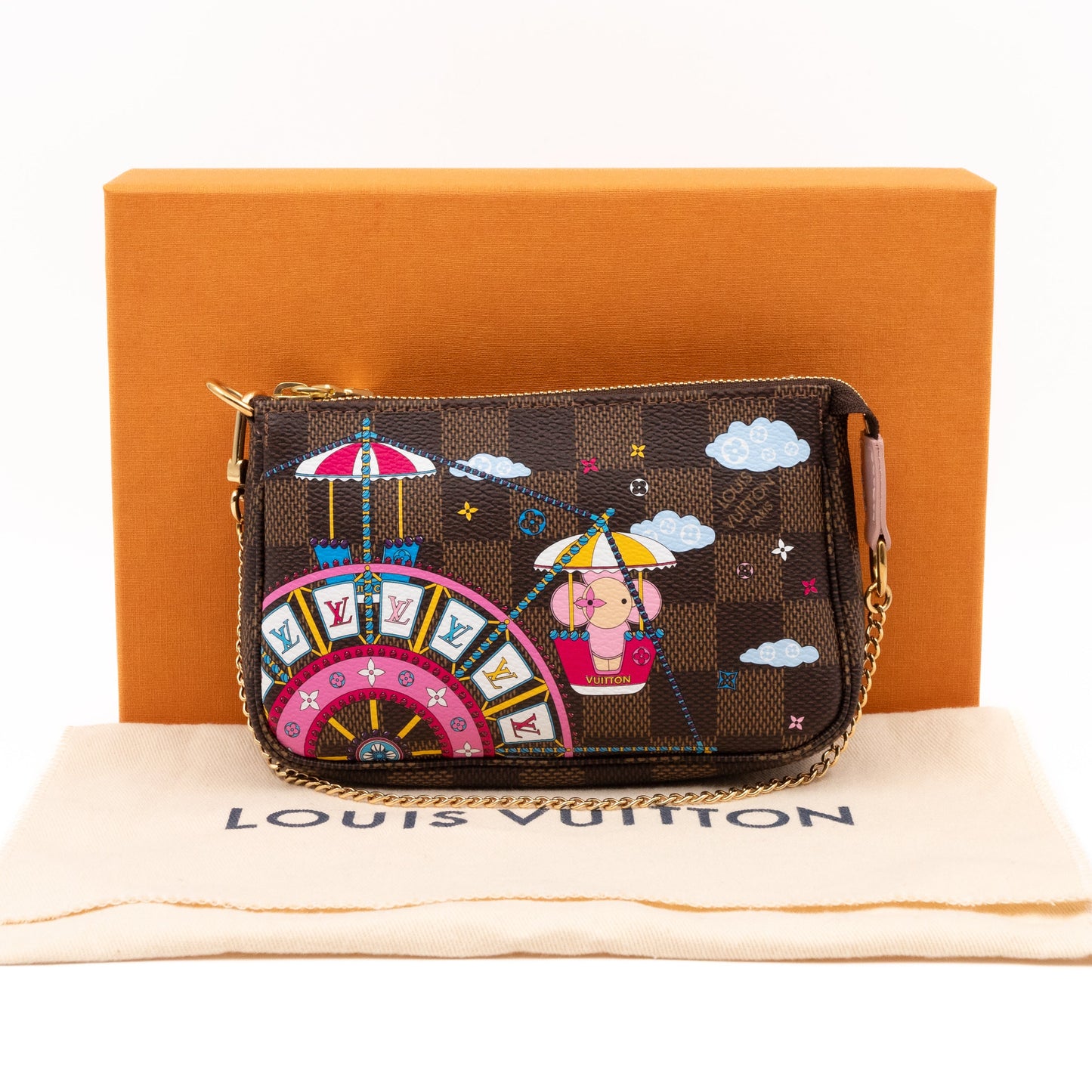 Mini Pochette Accessoires Christmas Animation