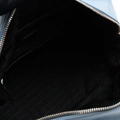 Duffle James Jean Large Blue Leather