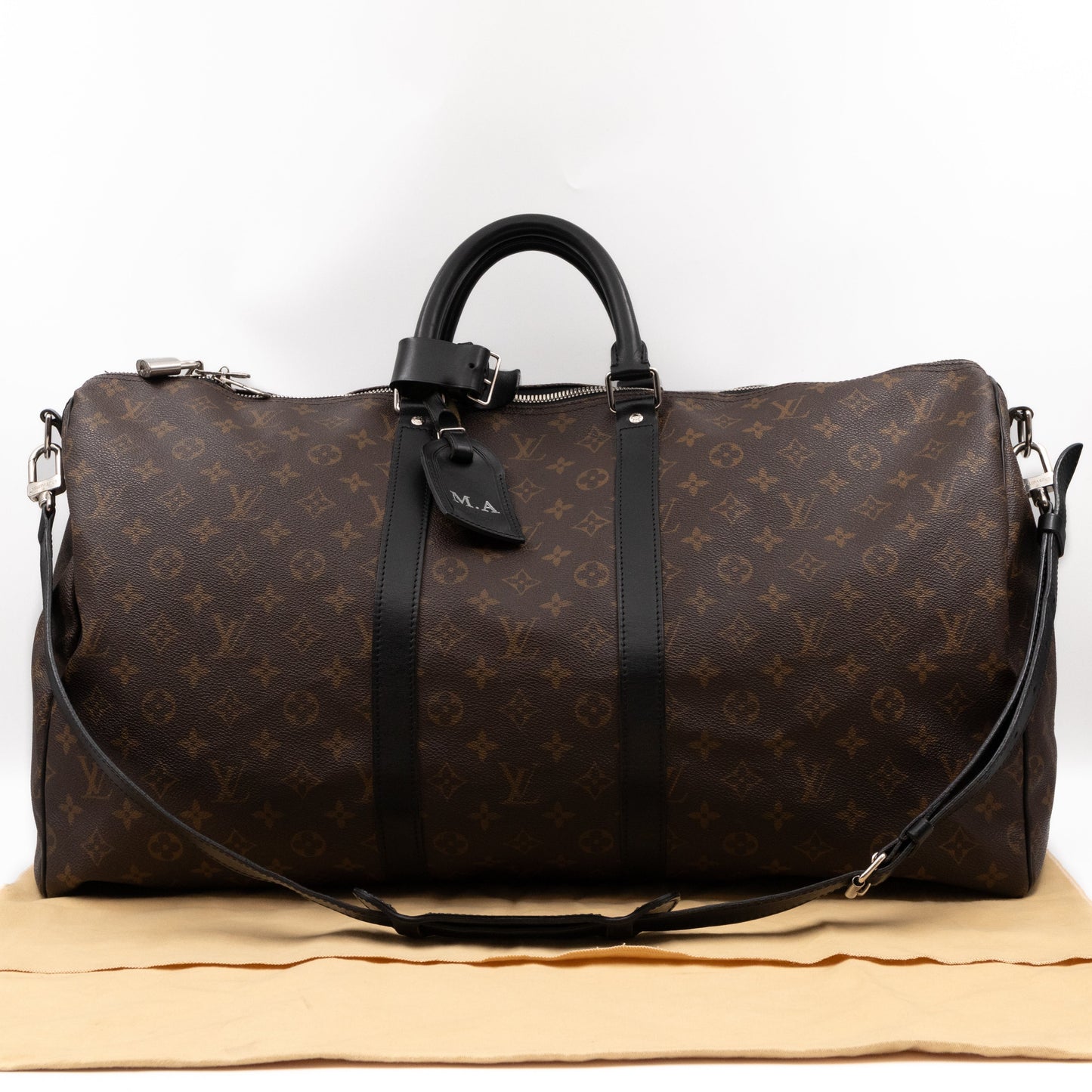 Louis-vuitton Keepall 55 Bandouliere Monogram Macassar