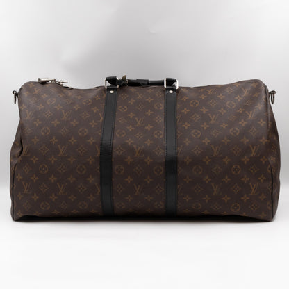 Louis-vuitton Keepall 55 Bandouliere Monogram Macassar