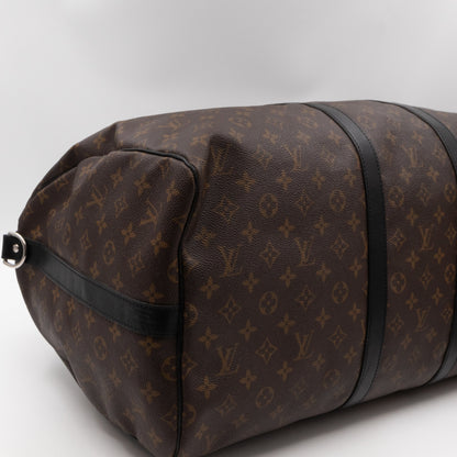 Louis-vuitton Keepall 55 Bandouliere Monogram Macassar