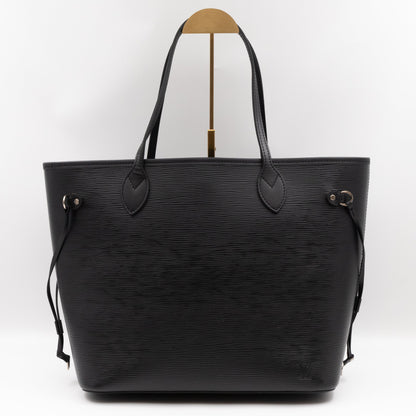 Neverfull MM Black Epi Leather with Pochette