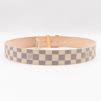 LV Initials Belt Damier Azur 85/34