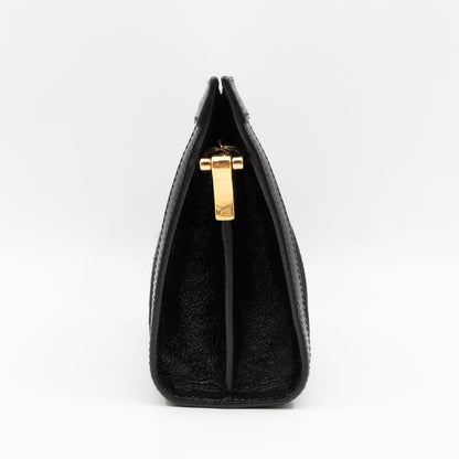 Ophidia Chain GG Small Shoulder Bag Black Suede