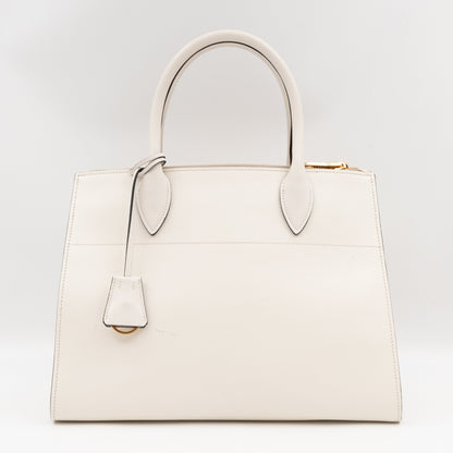 Paradigme Bag White Greche Saffiano City Calfskin