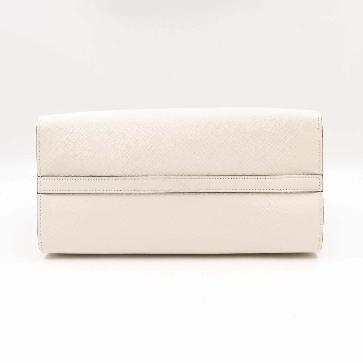 Paradigme Bag White Greche Saffiano City Calfskin