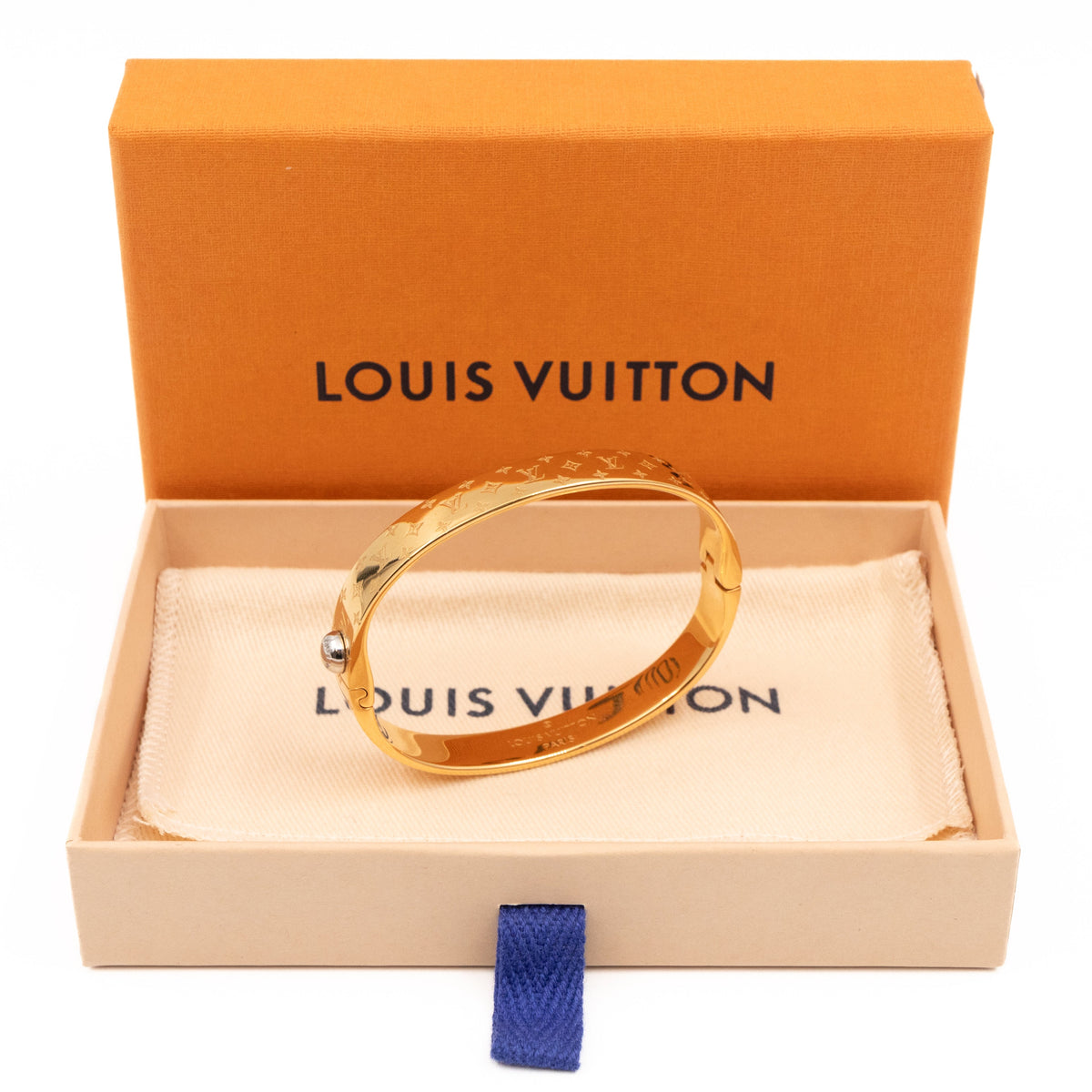 Nanogram Cuff Bracelet M Gold
