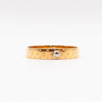 Nanogram Cuff Bracelet M Gold