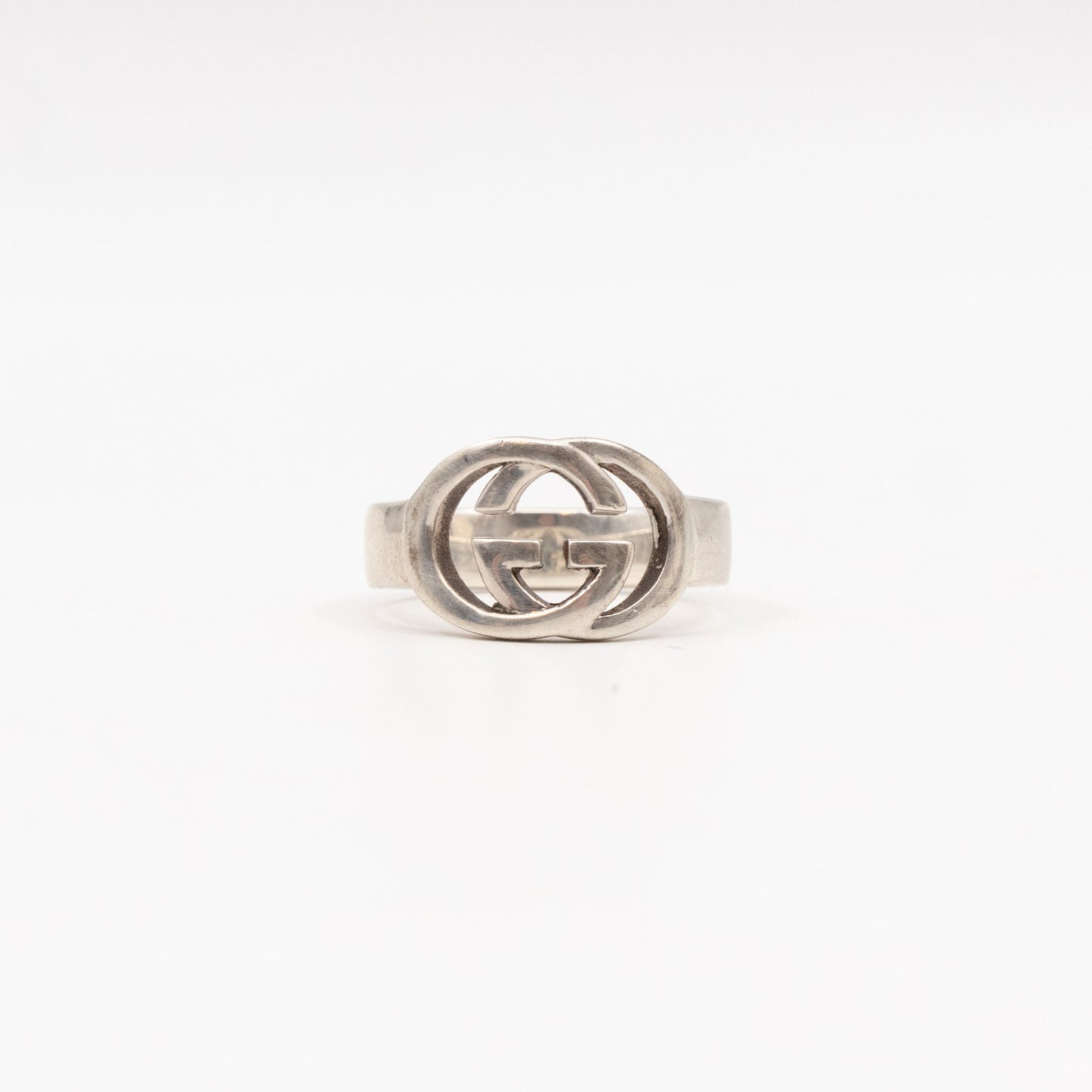 Interlocking G Ring 925 Silver