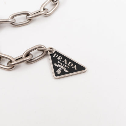 Triangle Charm Logo Bracelet 925 Silver