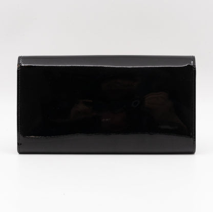 Louise Wallet Black Vernis