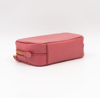Camera Bag Pink Leather