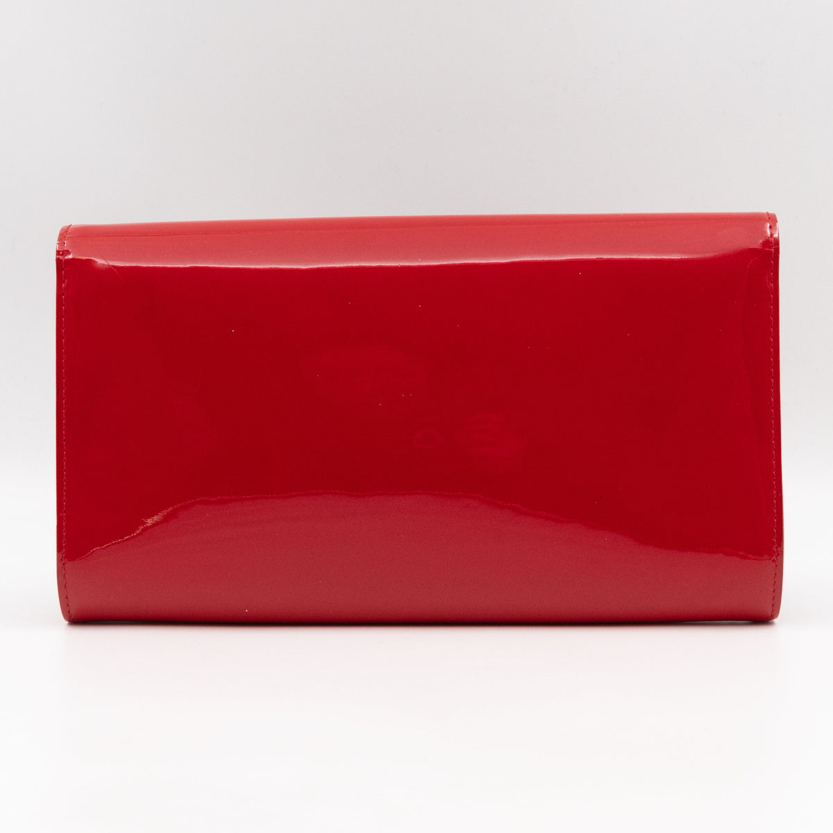 Louise Clutch Red Vernis Gold