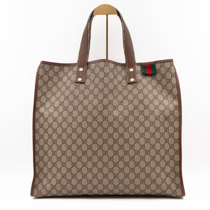 Signature Web Loop Medium Tote GG Supreme
