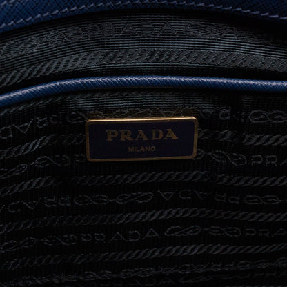 Galleria Tote Bag Blue Saffiano