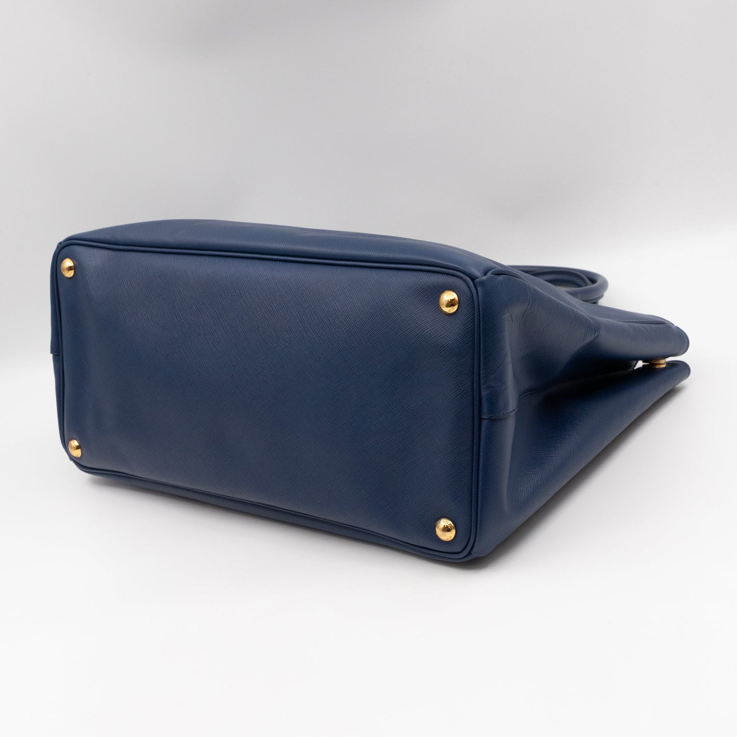 Galleria Tote Bag Blue Saffiano