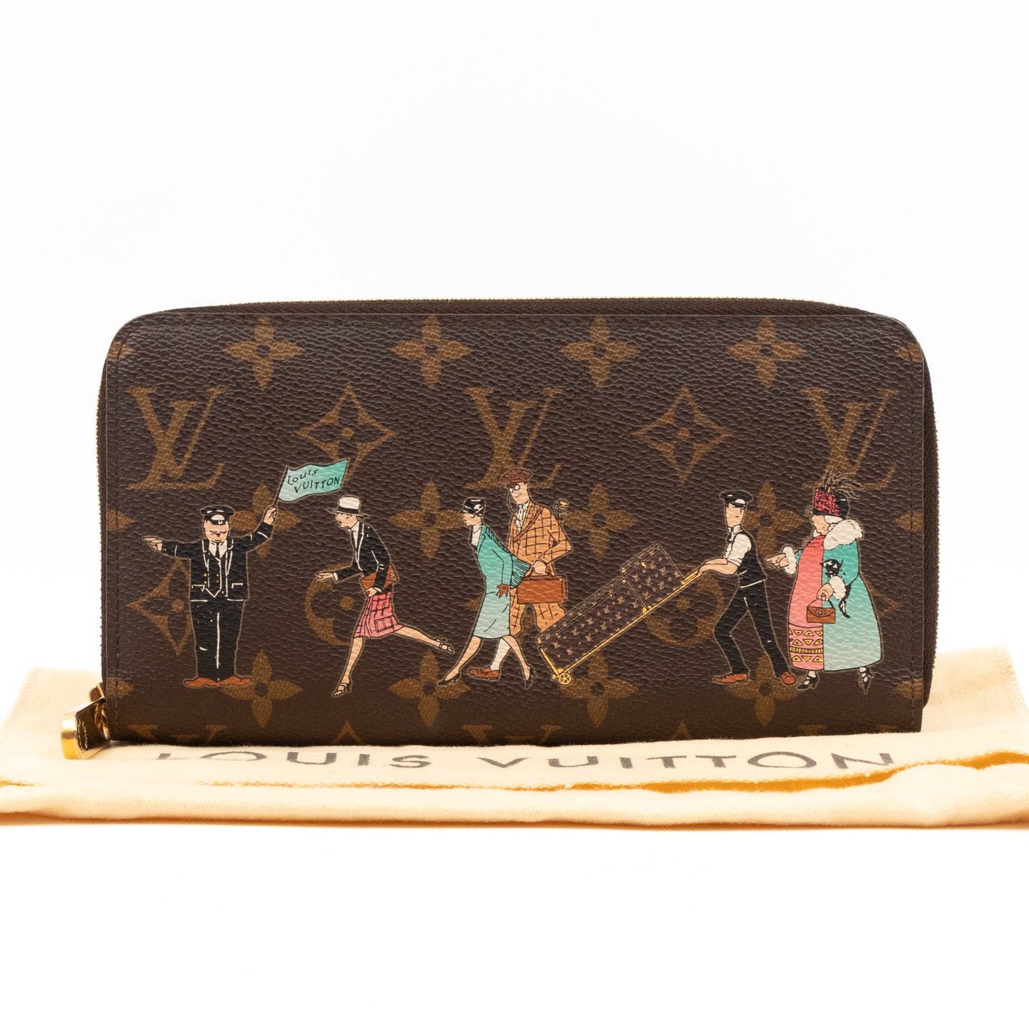 Zippy Wallet Monogram Illustre