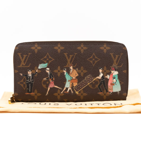 Zippy Wallet Monogram Illustre